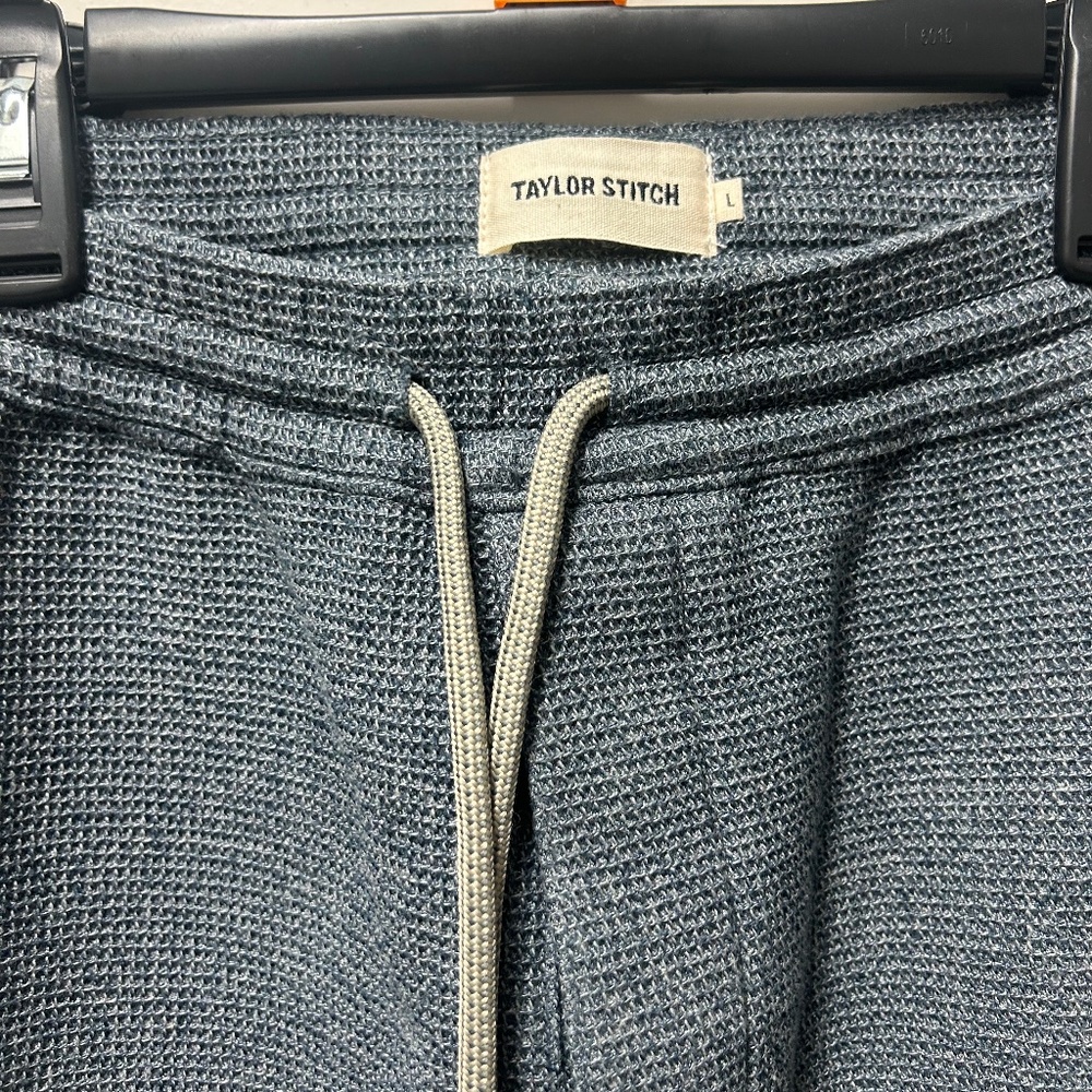 Taylor Stitch Apres Waffle Knit Joggers size Large